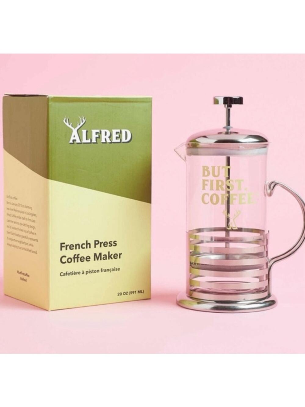 Alfred But First Coffee Press, New In Box